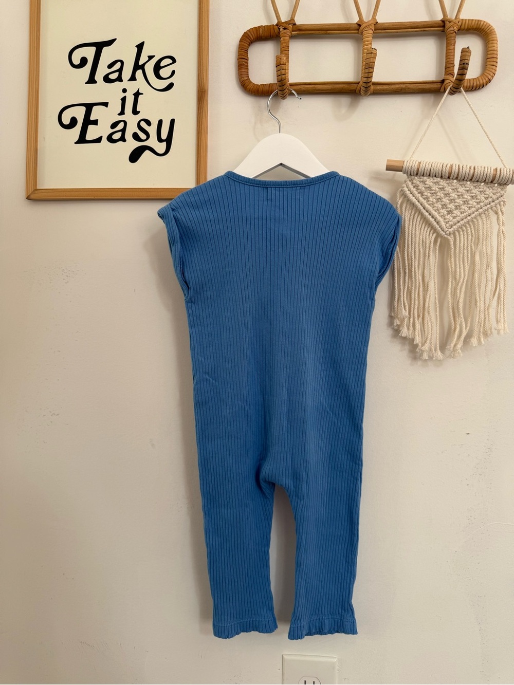 Monica + Andy - 12-18m - ribbed jumpsuit with pocket - Picture 9 of 9